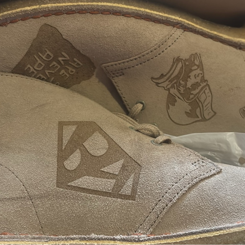 Clarks Men's Taupe Suede Chukka Boots